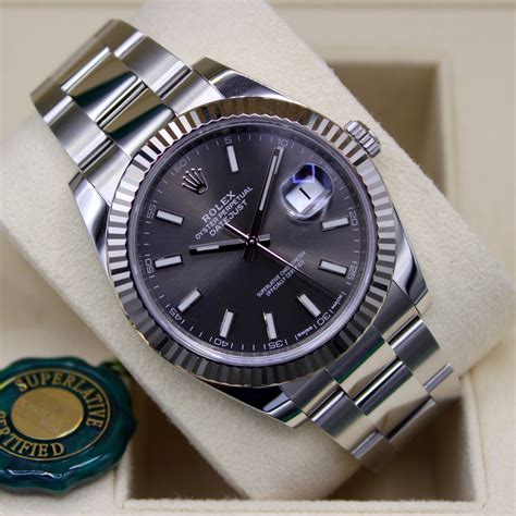 grey datejust